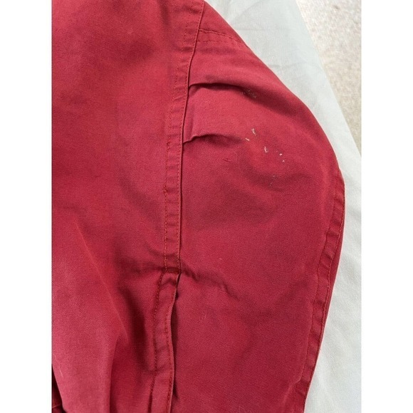 VTG Field & Stream Men’s Red Barn Work Chore Coat Gorpcore LG Corduroy Collar - Picture 13 of 16